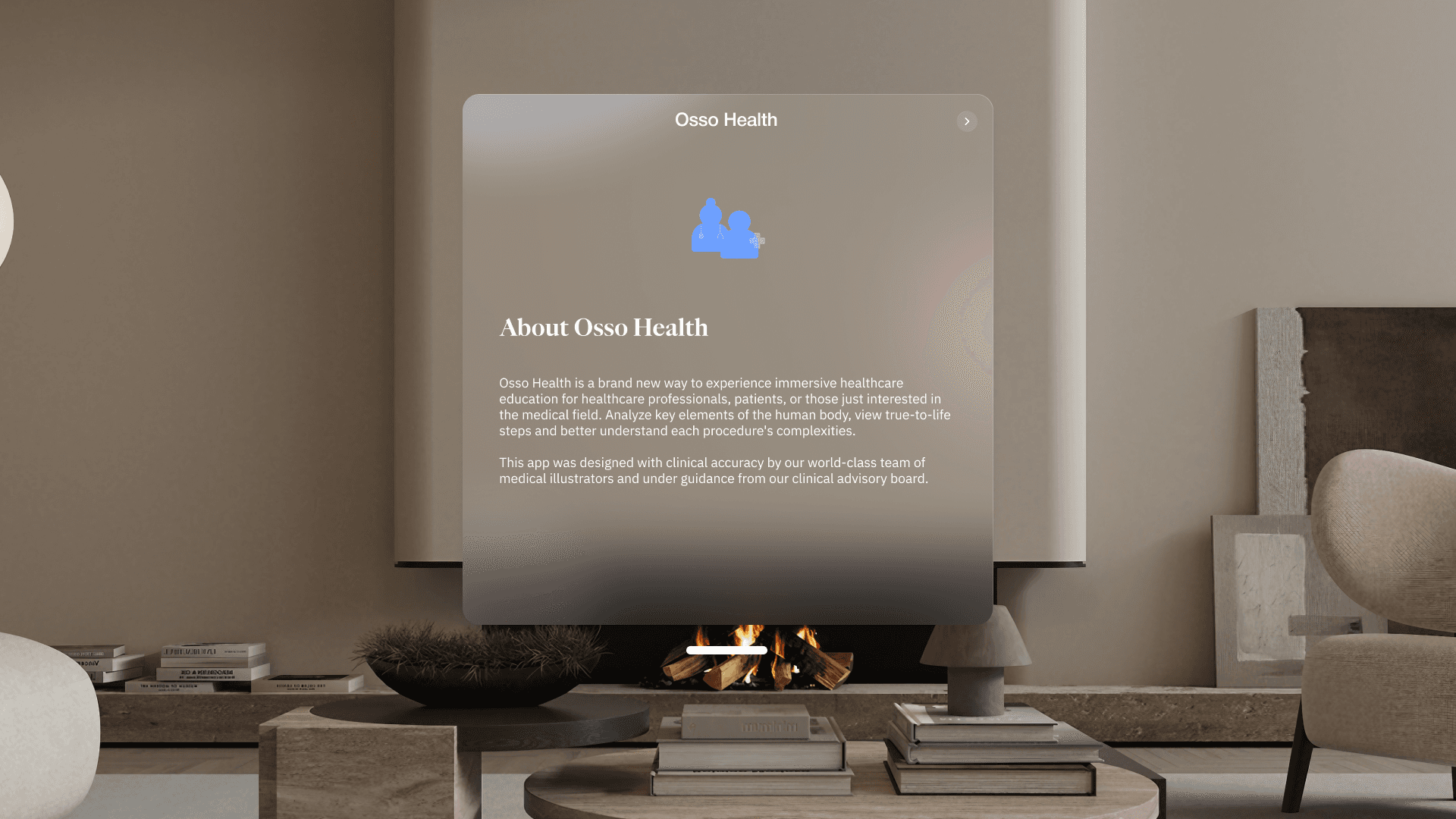 Apple Vision Pro App UI